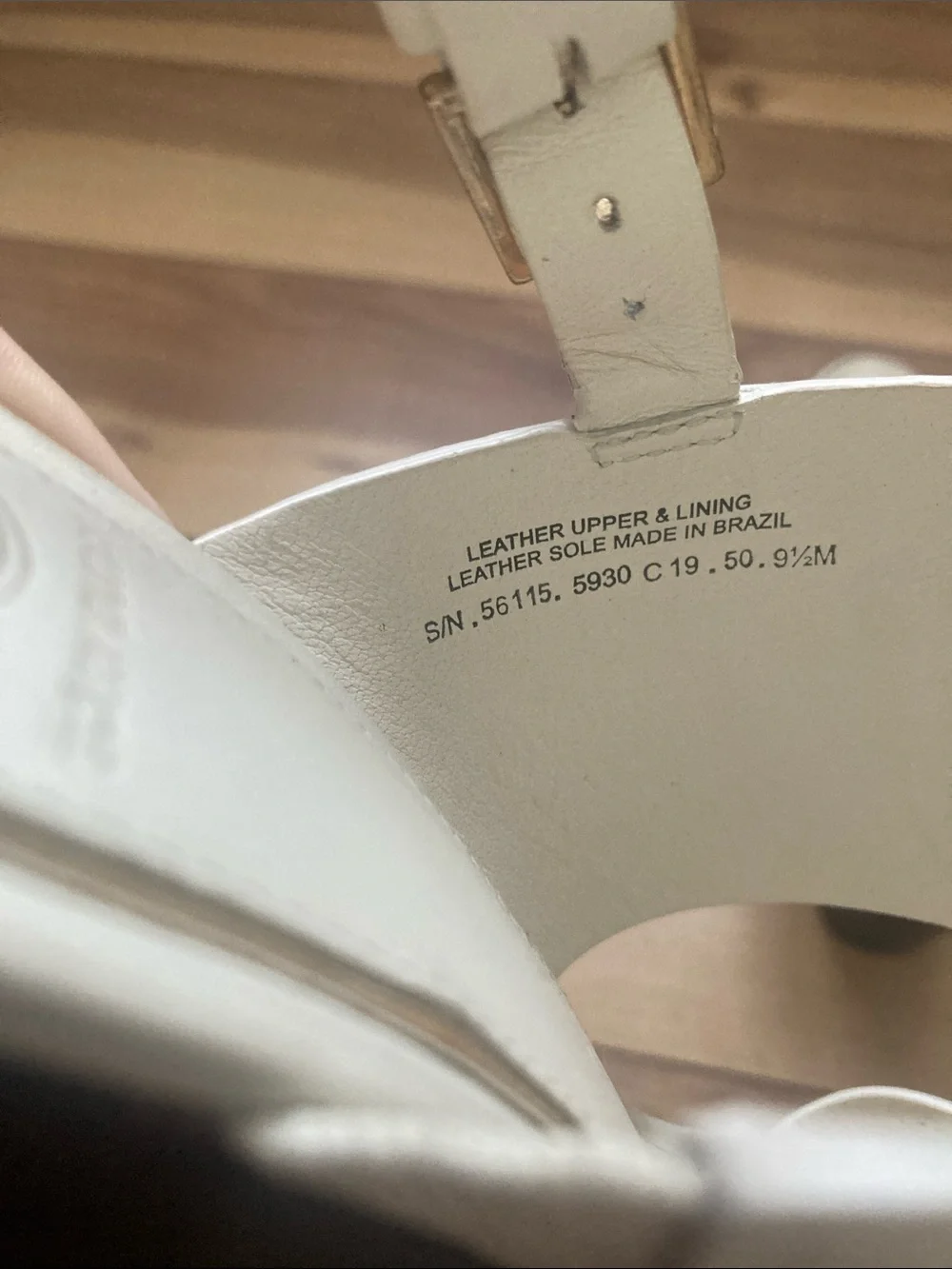 Tory Burch White Miller Wedge Sandals